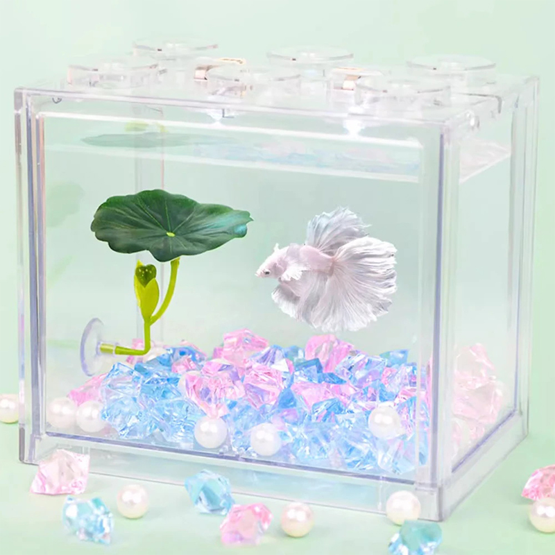 (Ce14)1/5PC Green Leaf Hammock - Betta Fish Tank ulasan dan harga