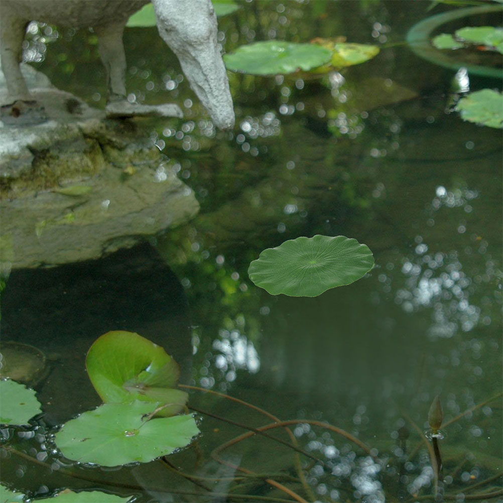 Artificial Lily Pads 15Pcs Rea - Aquarium Decor ulasan dan harga