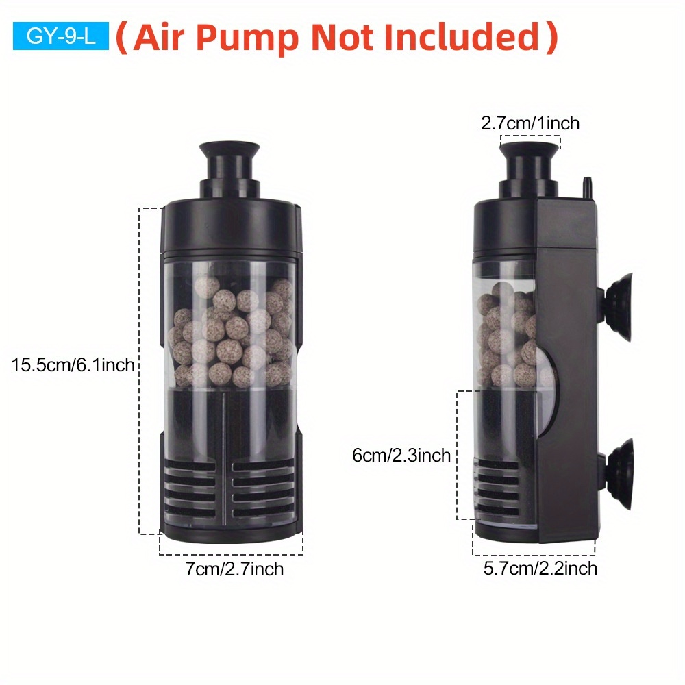 Compact Wall-Mounted Bio Spong - Betta Fish Tank ulasan dan harga