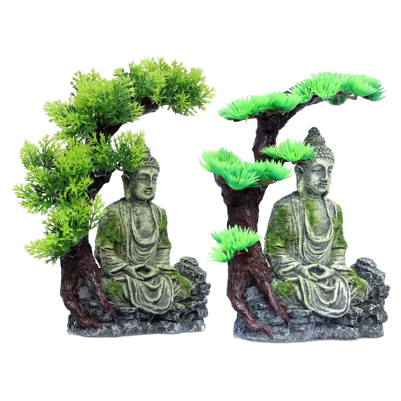 Buddha Statue Aquarium Decorat - Aquarium Decor ulasan dan harga